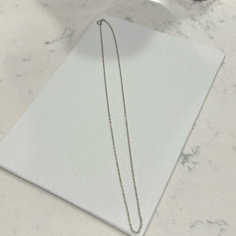 16 inch silver chain